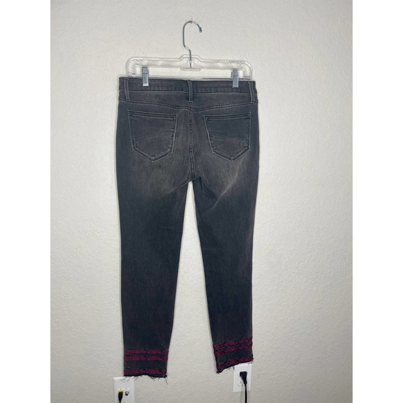 Driftwood Jackie Striped-Trim Ankle Jeans Size 28 - Picture 5 of 8